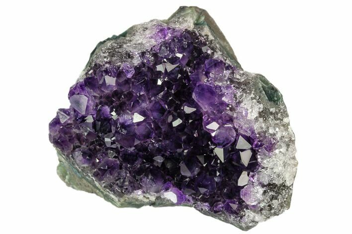 Dark Purple, Amethyst Crystal Cluster - Uruguay #123801